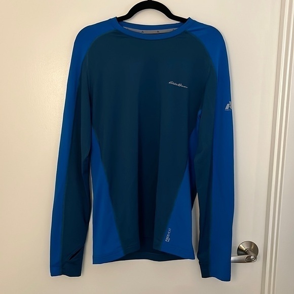 Eddie Bauer Blue Longsleeve Shirt​​​​​​​​​​​​​​​​​ - Picture 1 of 4